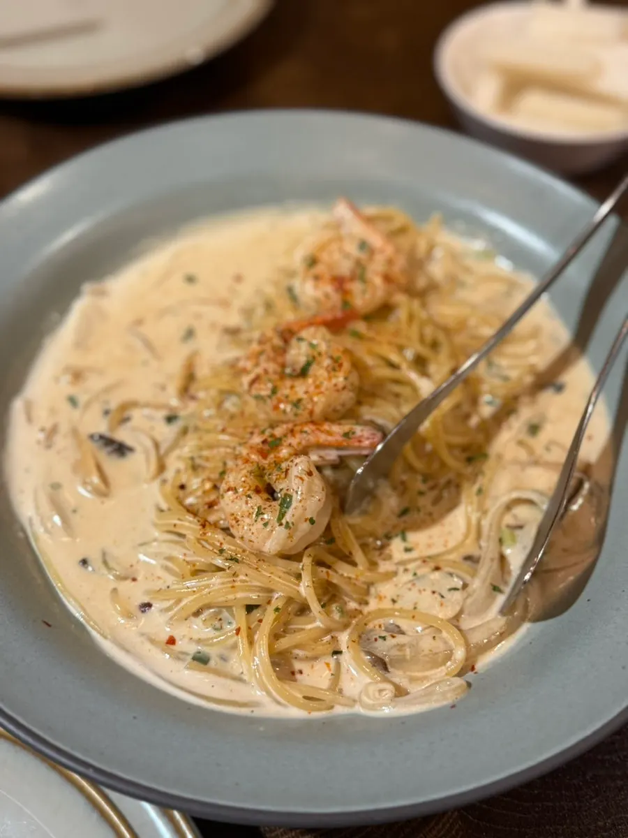 Close-up of the Toowoomba pasta