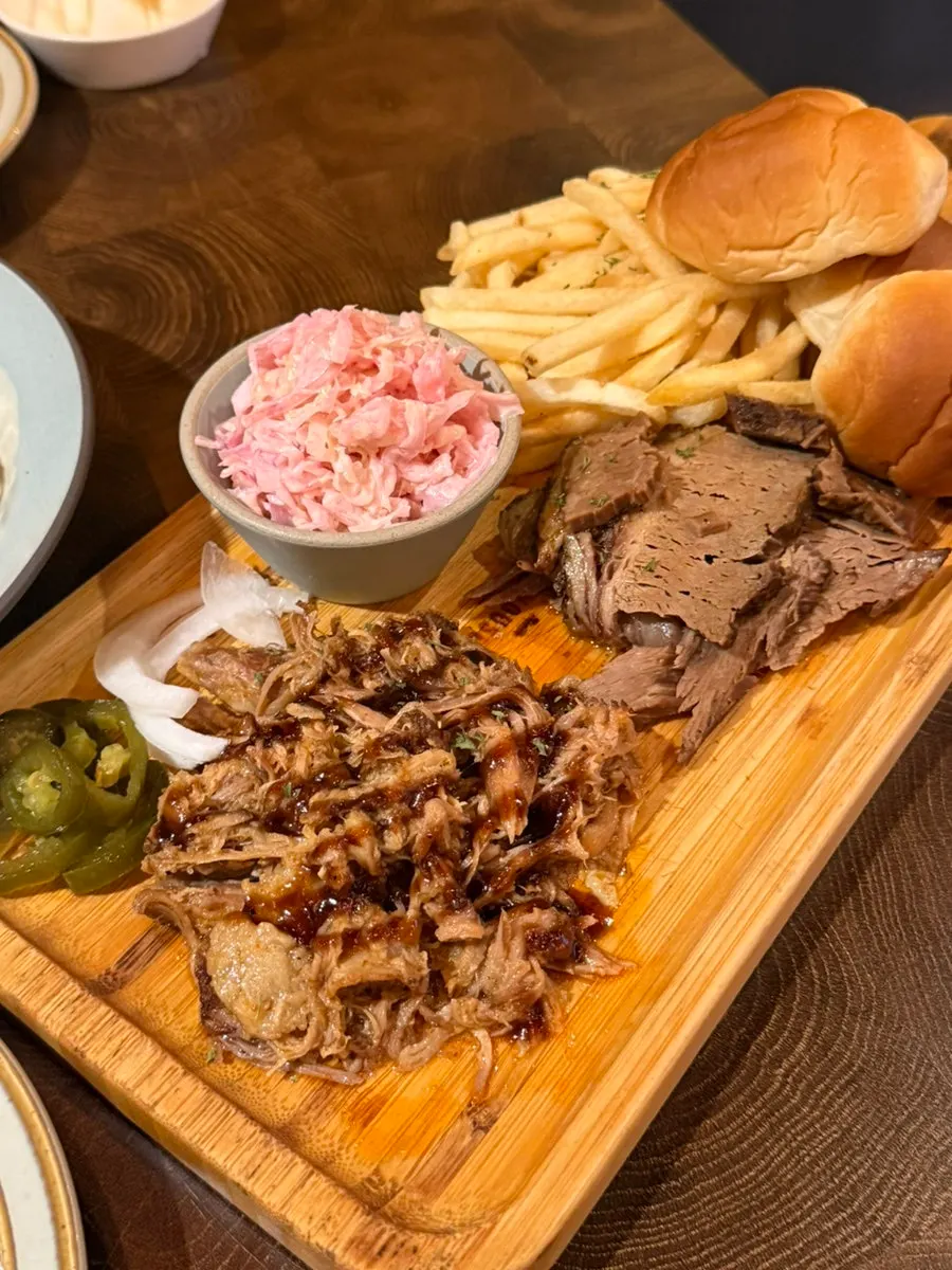 Cross-section of the 10-hour smoked brisket