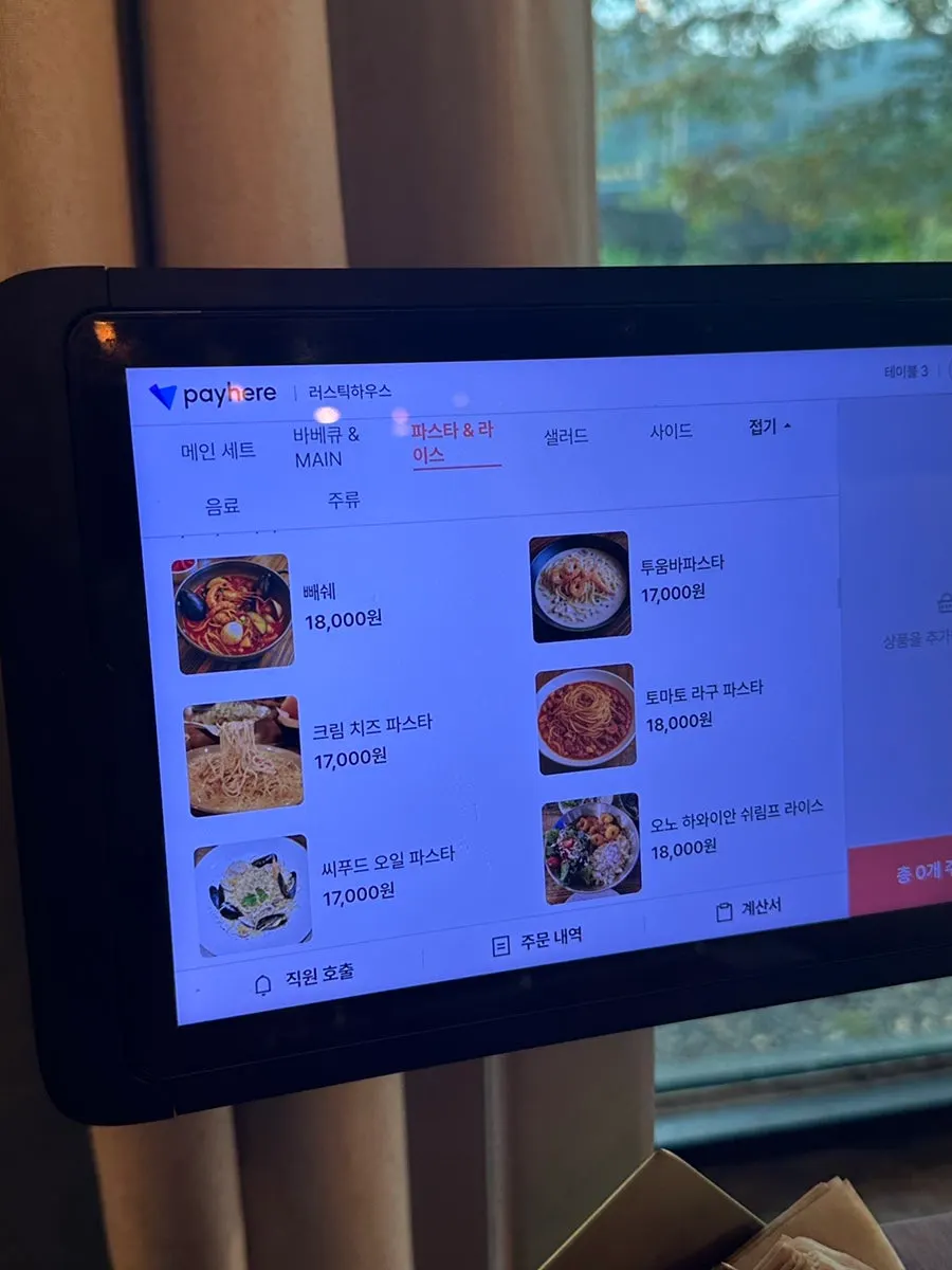 Barbecue and standalone main menu board