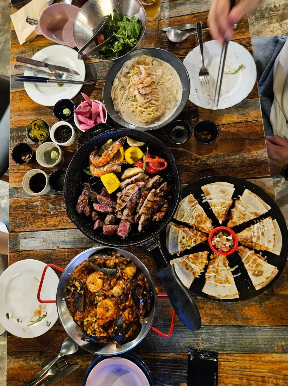 패밀리세트 4인 상차림 전체