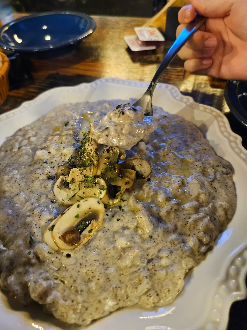 크림소스가 꾸덕한 트러플크림리조또