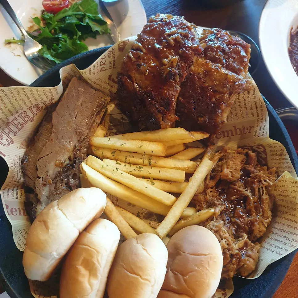 바베큐플래터와 토마토 라구 파스타 커플세트 구성