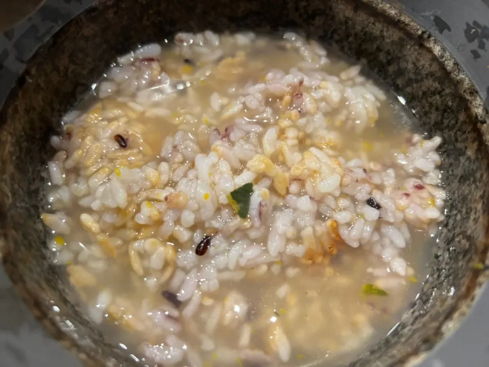Finished nurungji in the pot