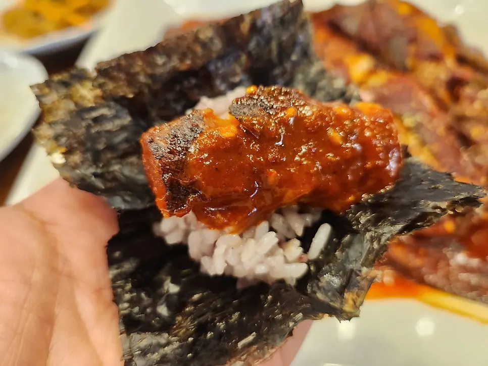 루원시티 새로 오픈한 코다리명가 상차림