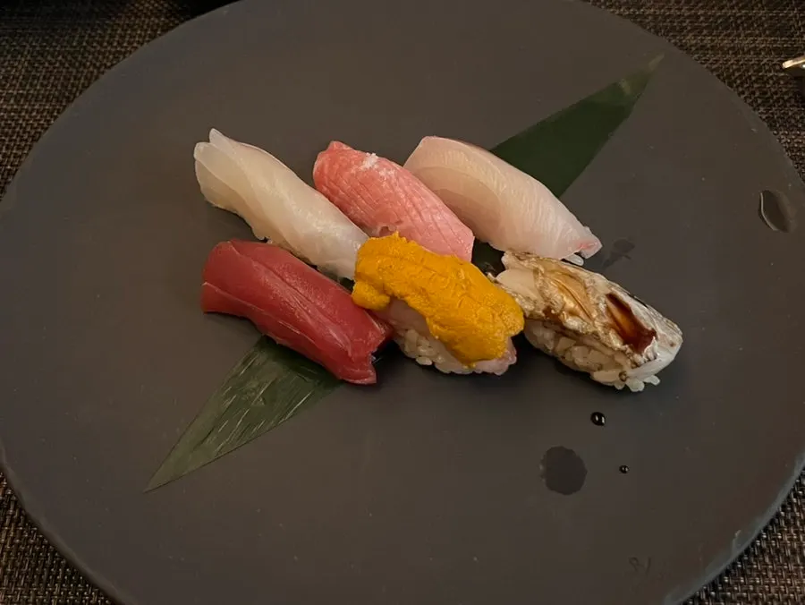 려 스시 1차 6피스 접시