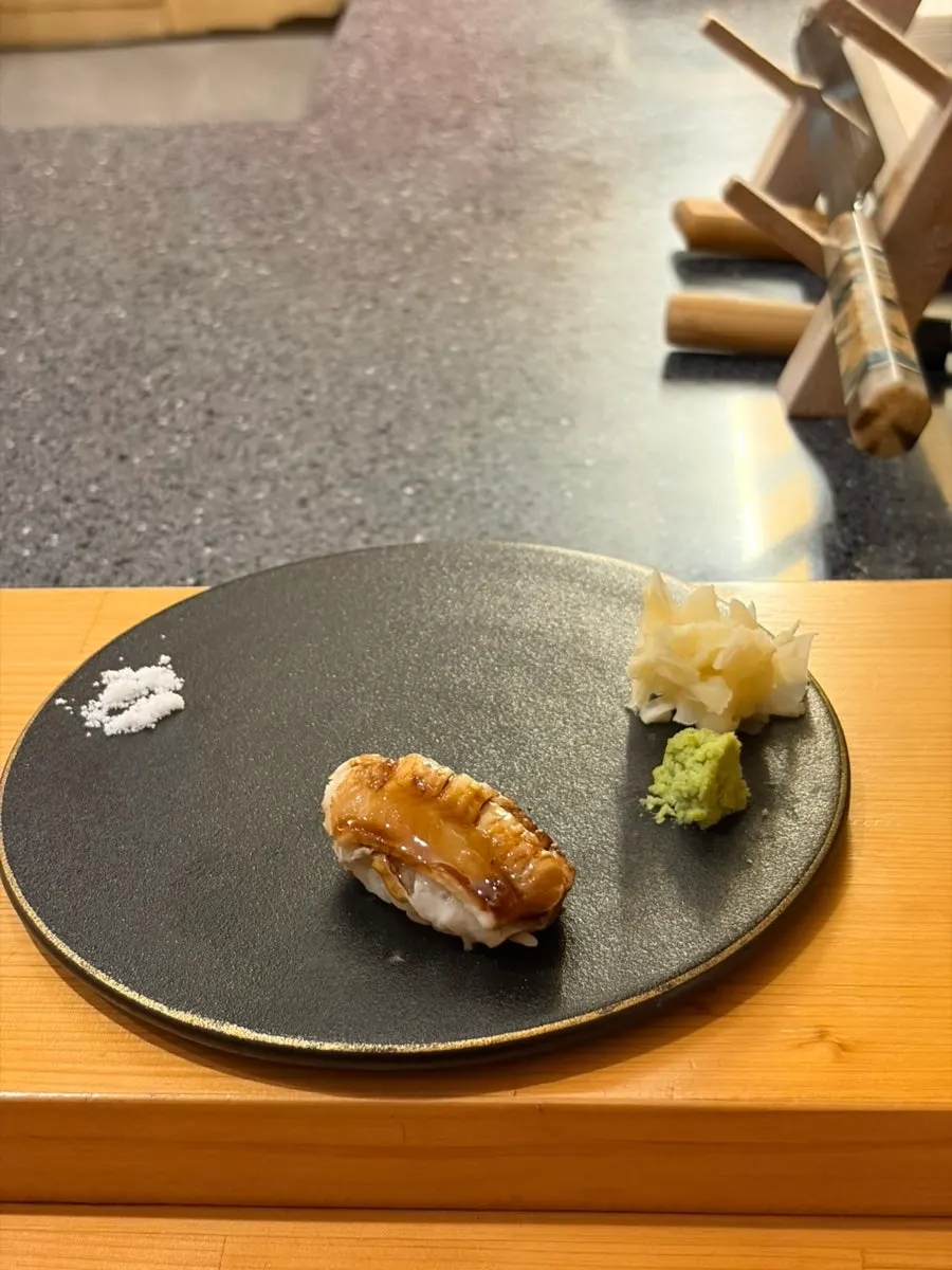 Fried shishito peppers and aji fry, fried horse mackerel