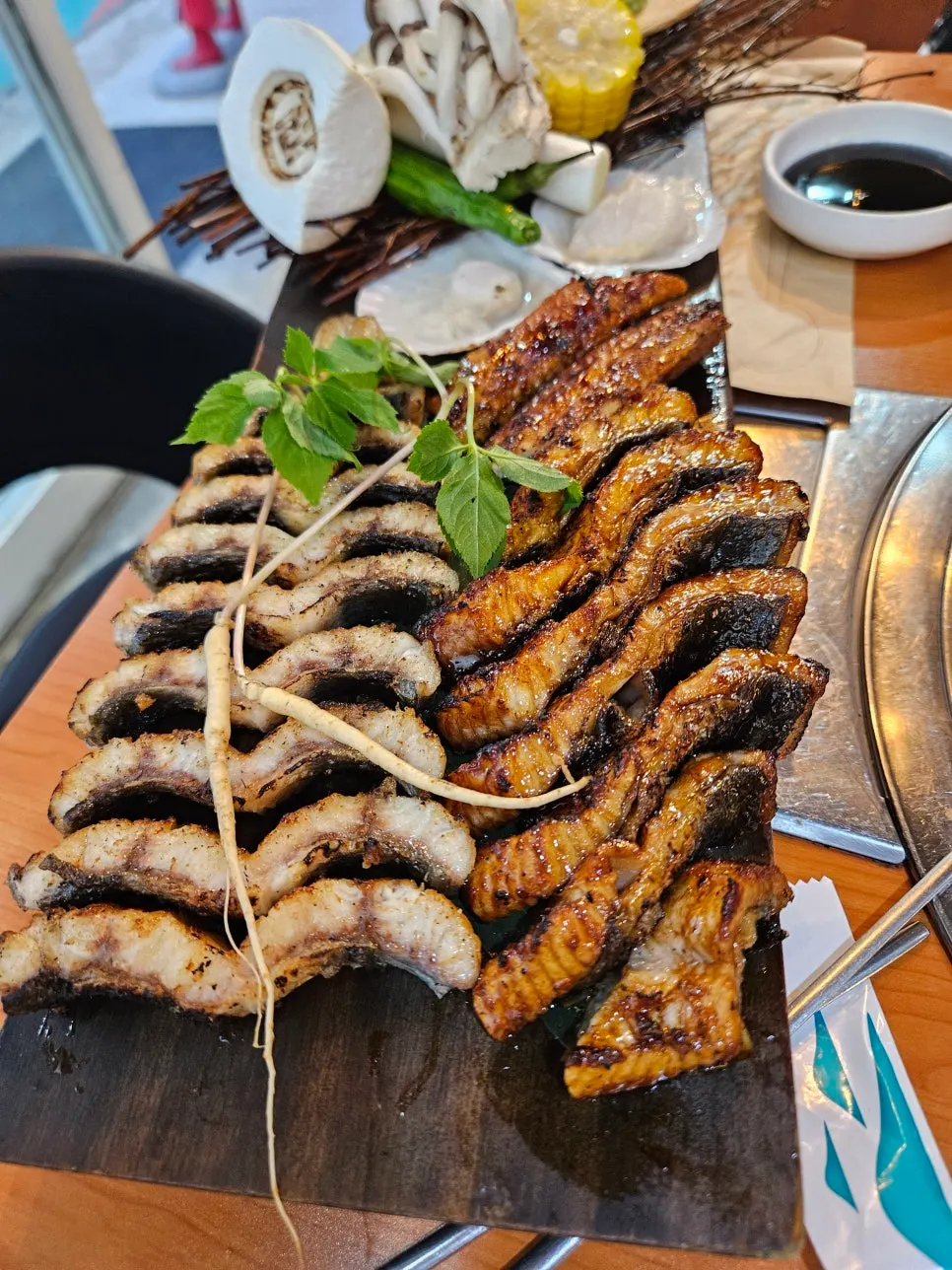 Pre-grilled salt-grilled eel, one serving