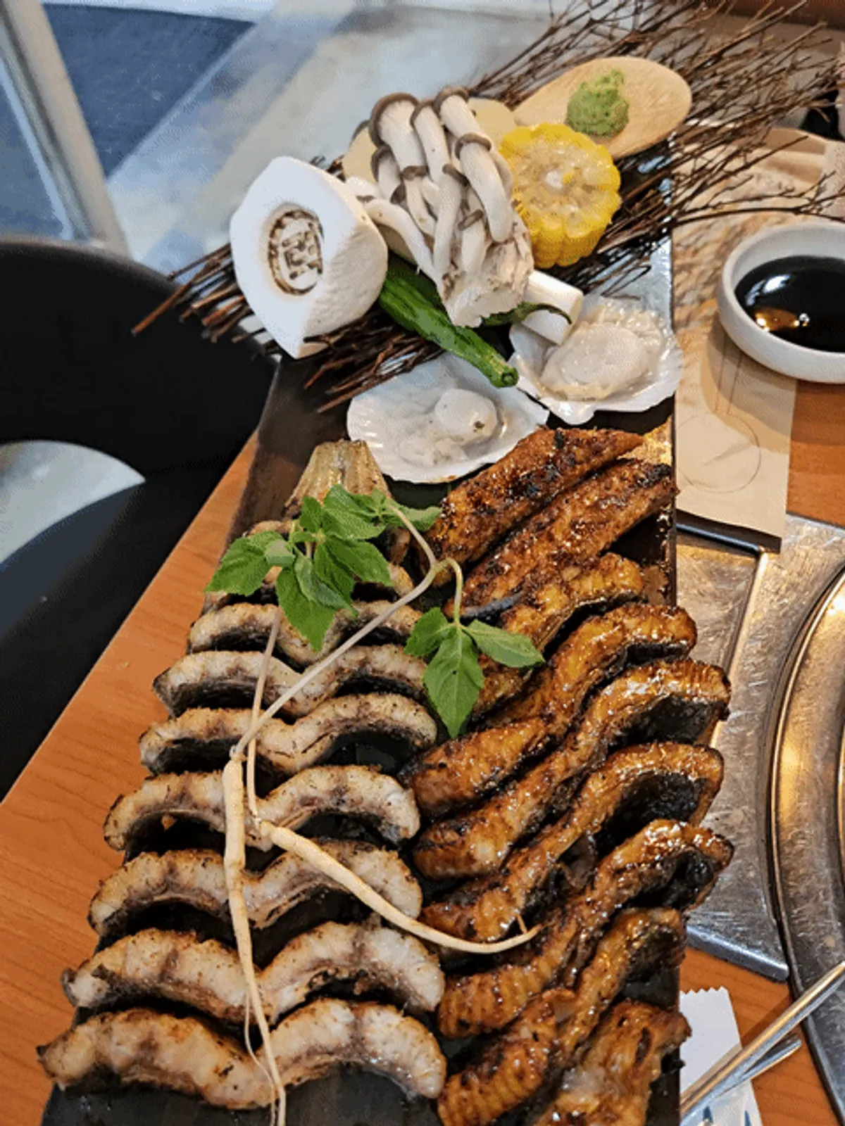 Eel grilled with traditional Japanese tarae soy sauce