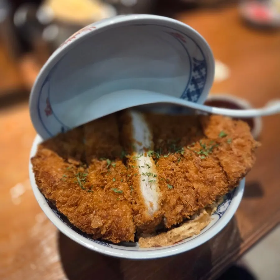 류센소 범어점 카츠동 한 그릇