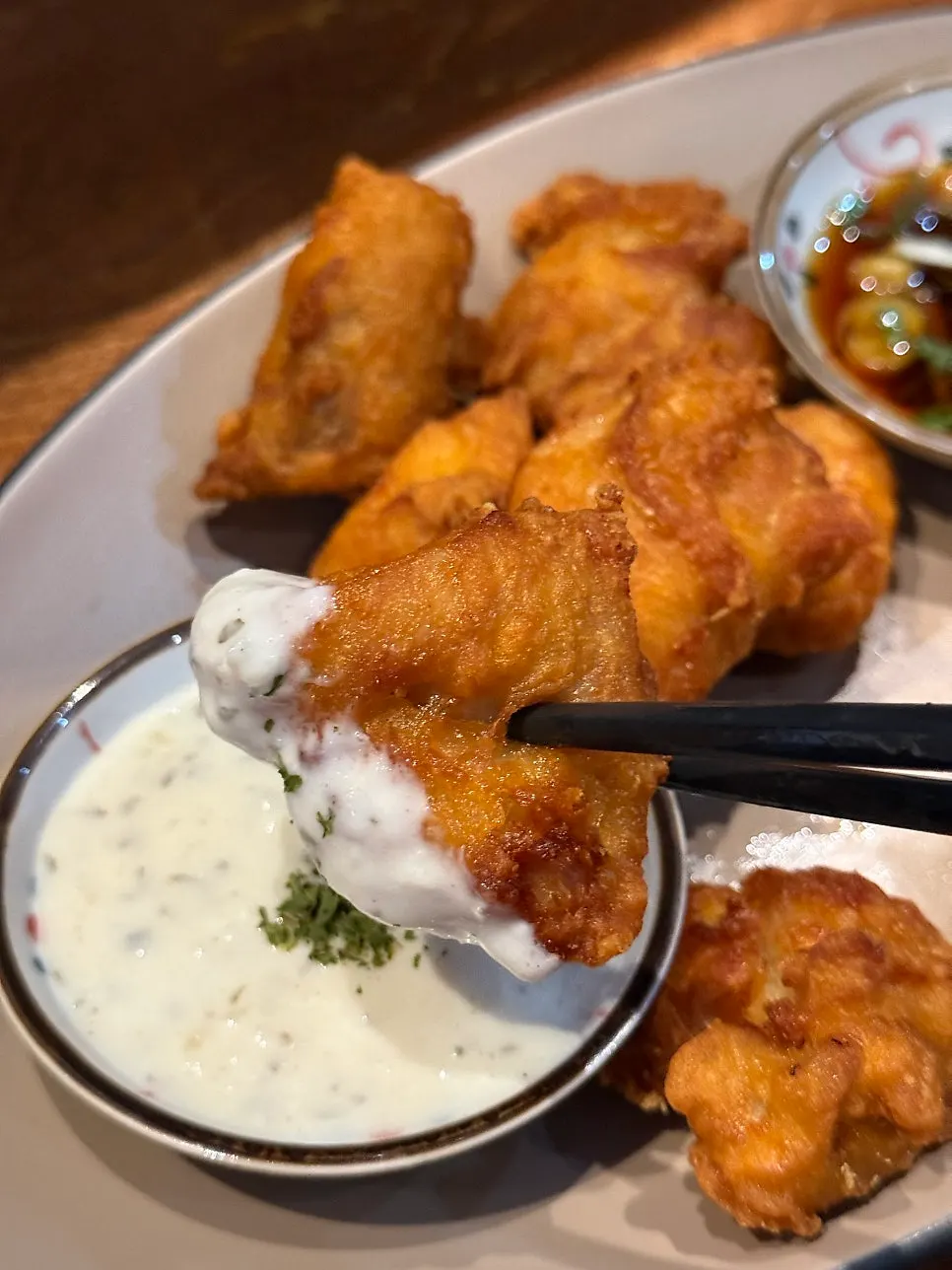 A meal set with ramen and karaage together