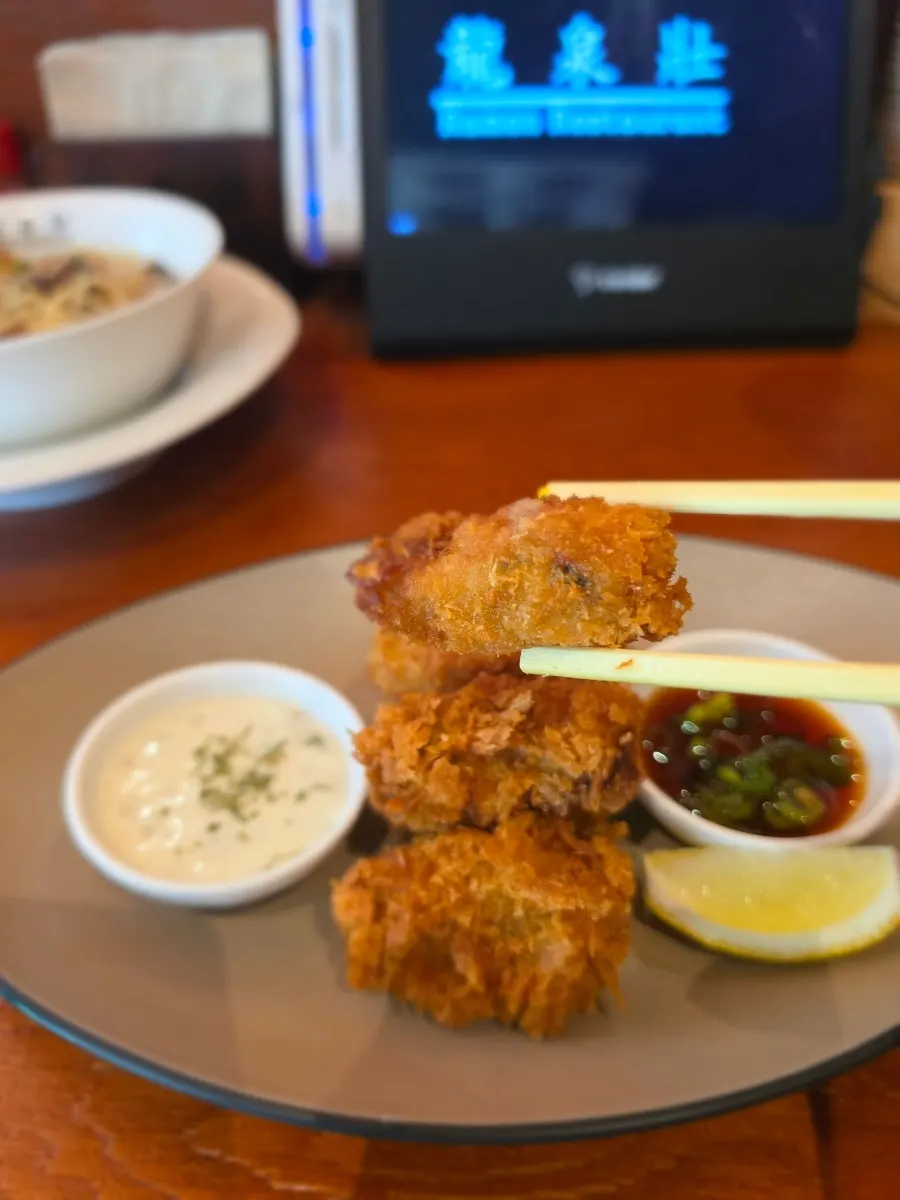 リュセンソ東城路店の一人飯テーブルセッティング