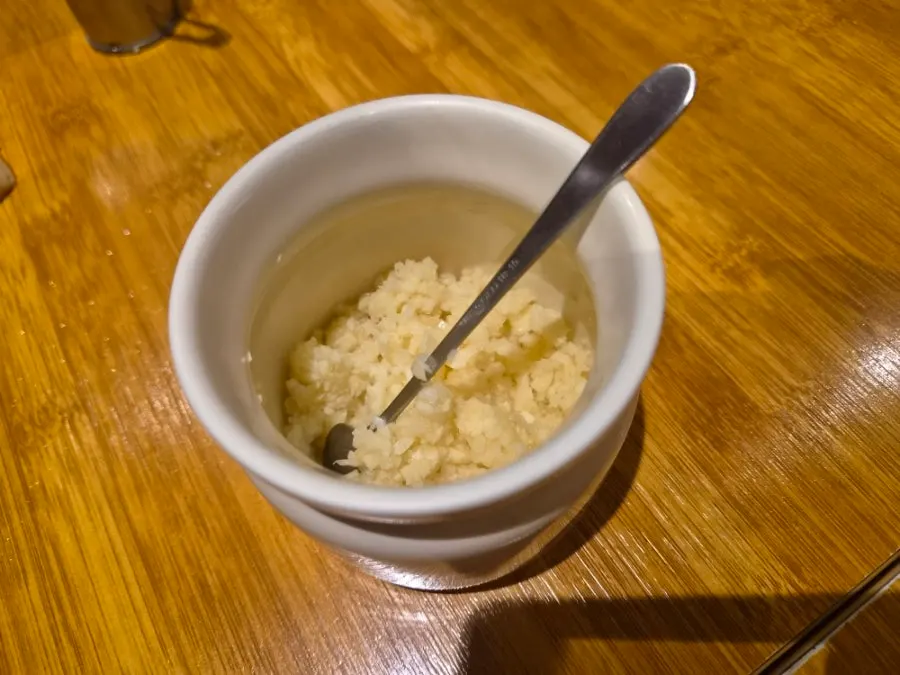 Seasoning containers on the table