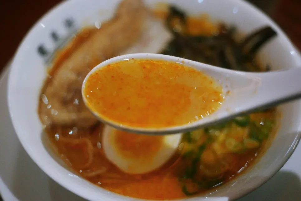 카라이 류센소 라멘 1단계 국물
