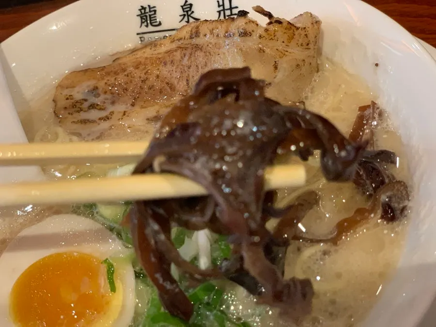 Lifting up the springy noodles