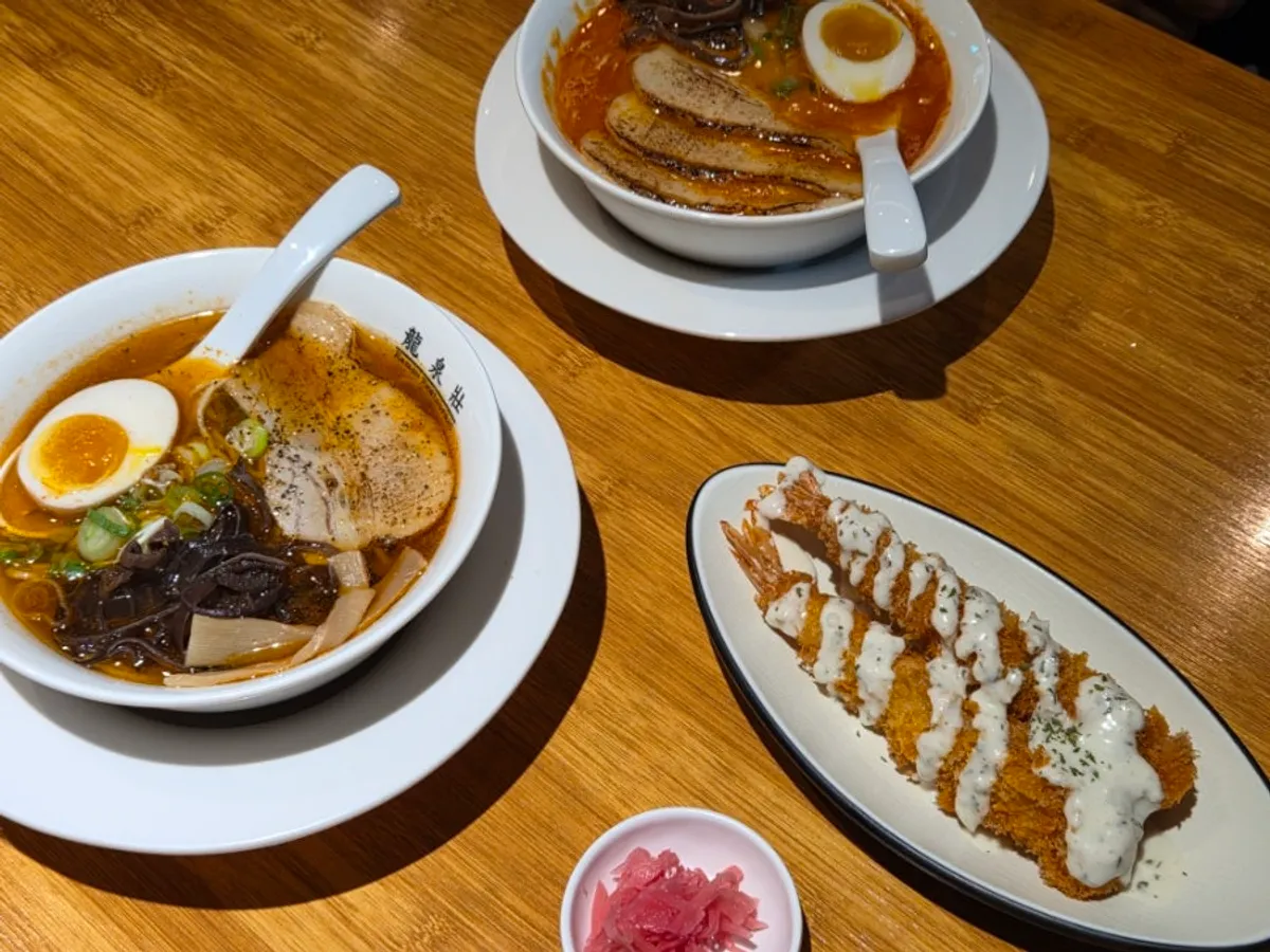 Ryusenso Kara tonkotsu ramen at spice level 3 with extra chashu
