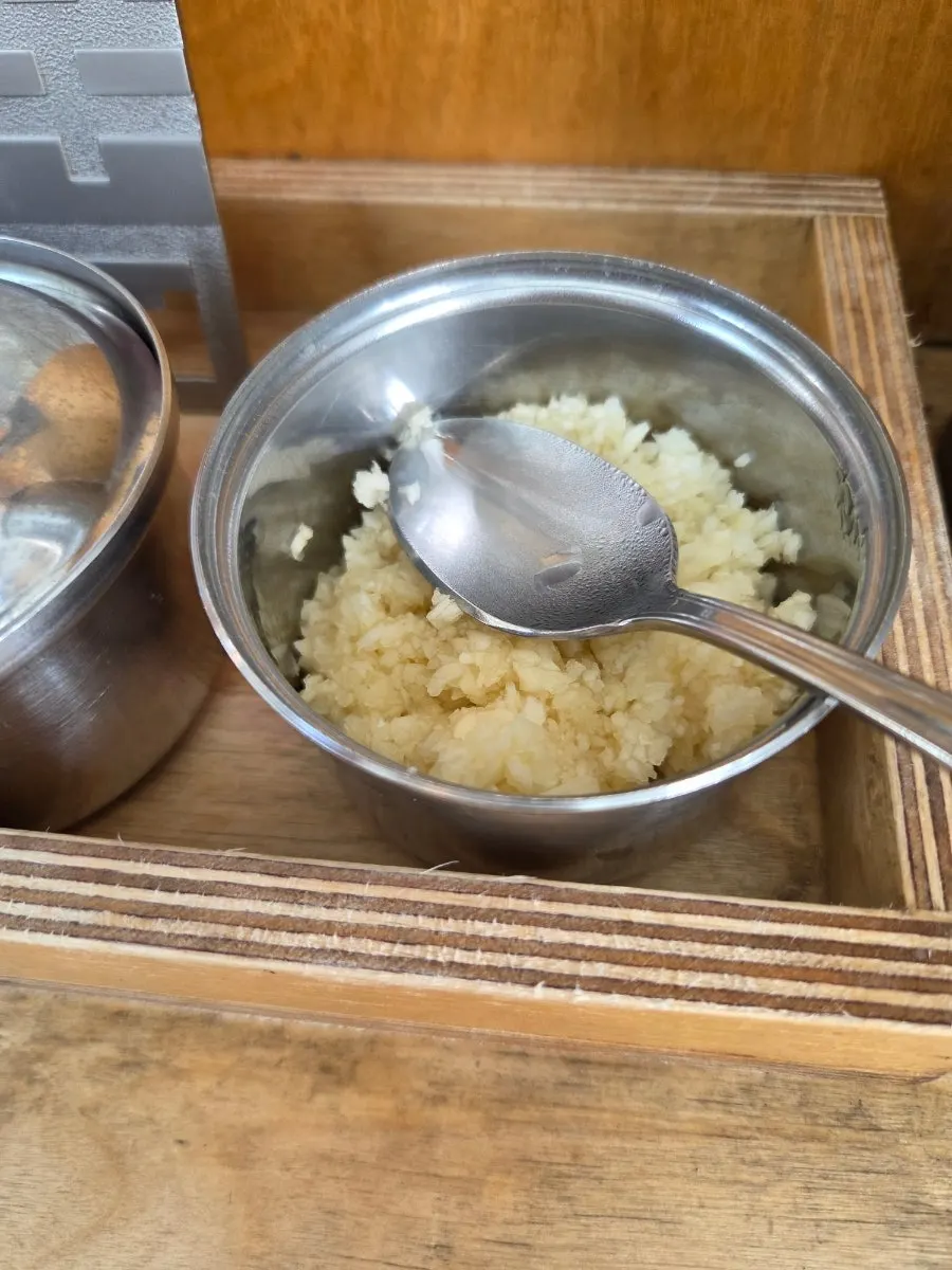 류센소 다찌석 테이블 세팅