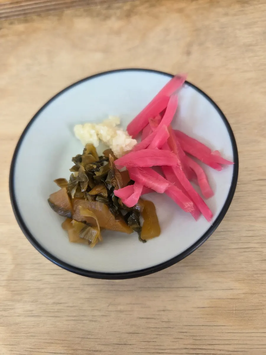 류센소 입구에 비치된 앞치마