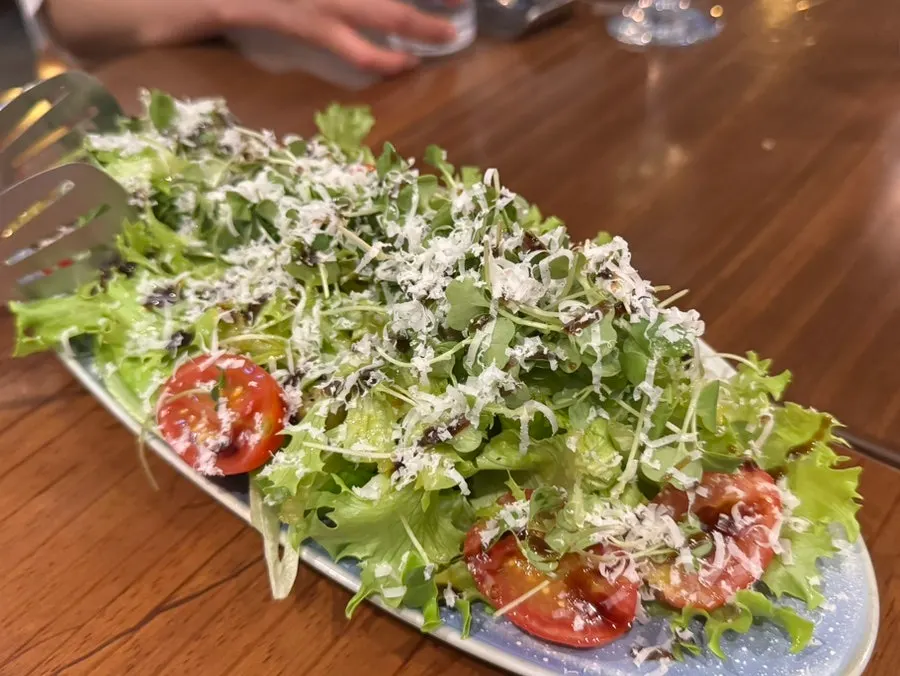 Plate of European salad at Ryuun