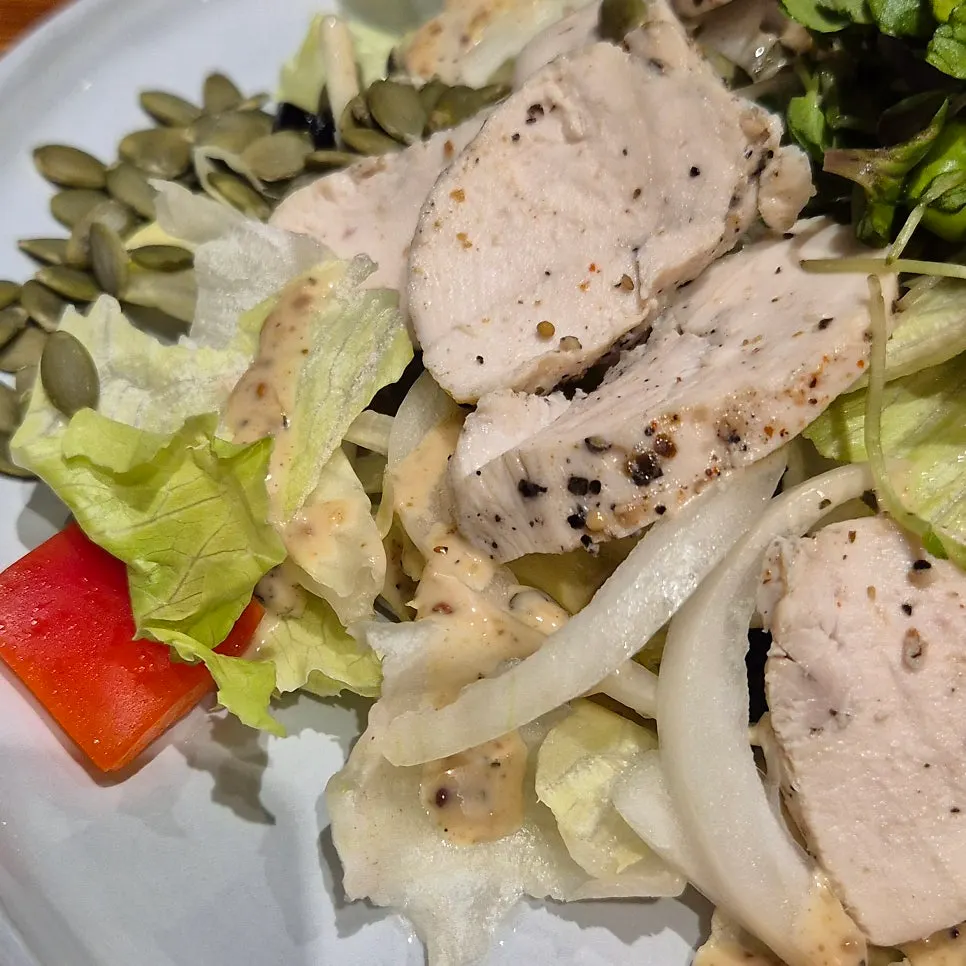 Close-up of side dishes at SABAL