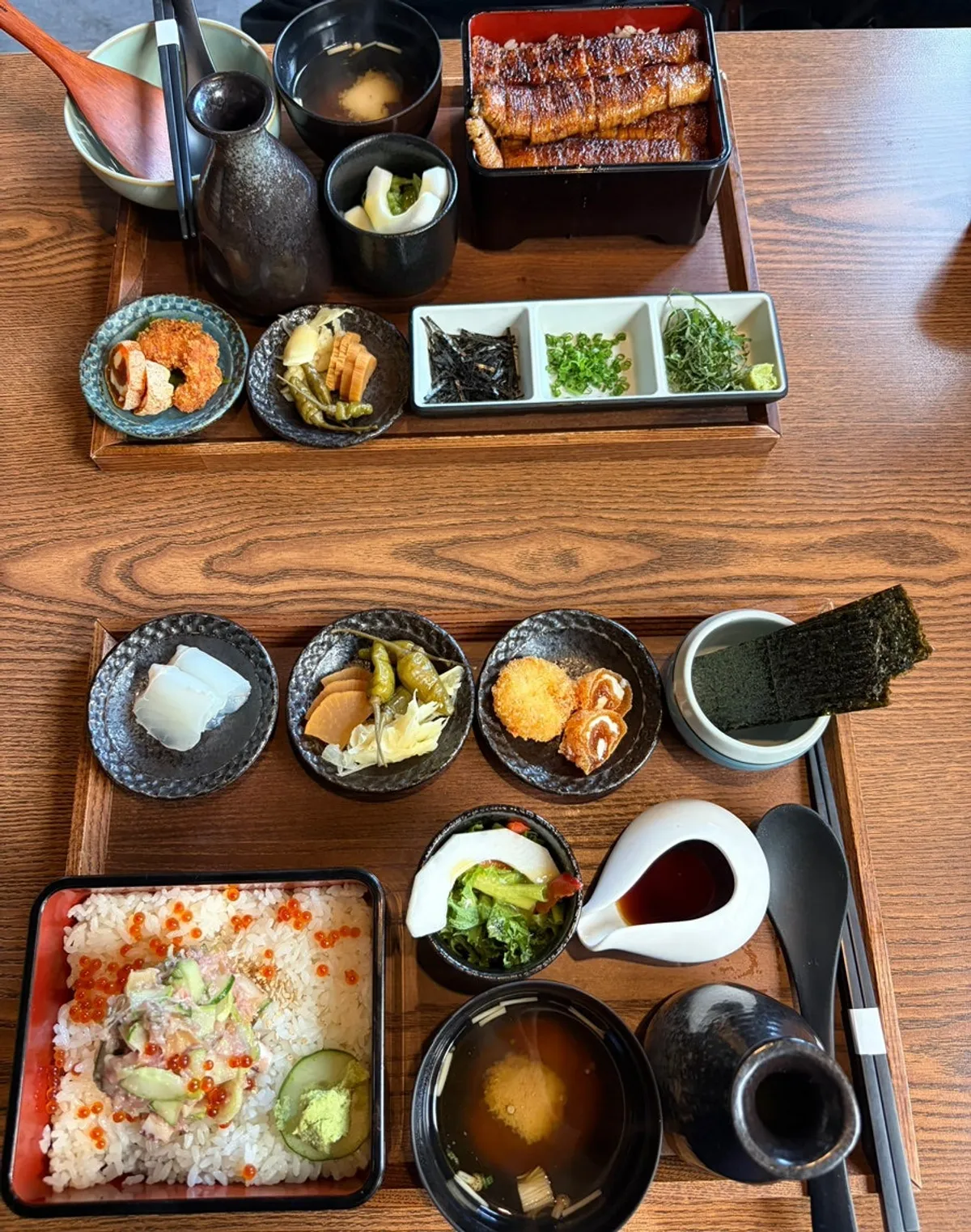 Bunko Dining's lunch menu board