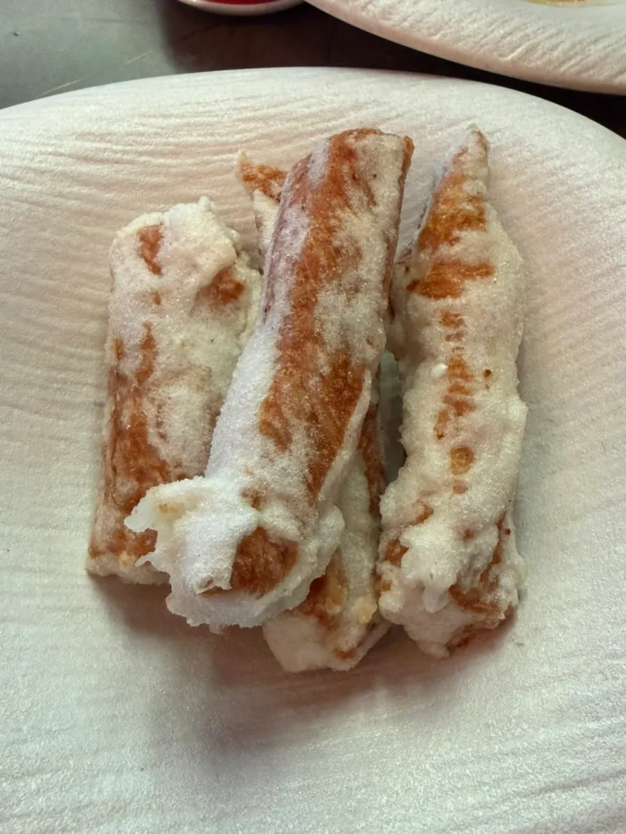 Whole freshly-fried sweet and sour pork