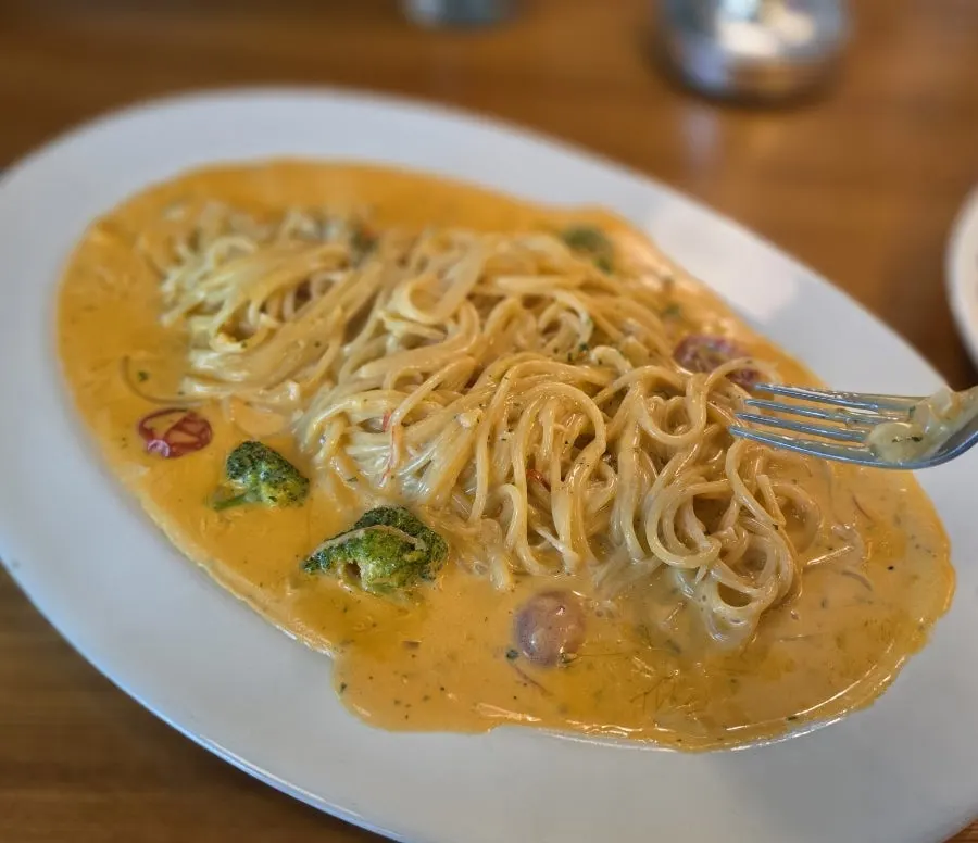 Spicy Craby Pasta with crab meat