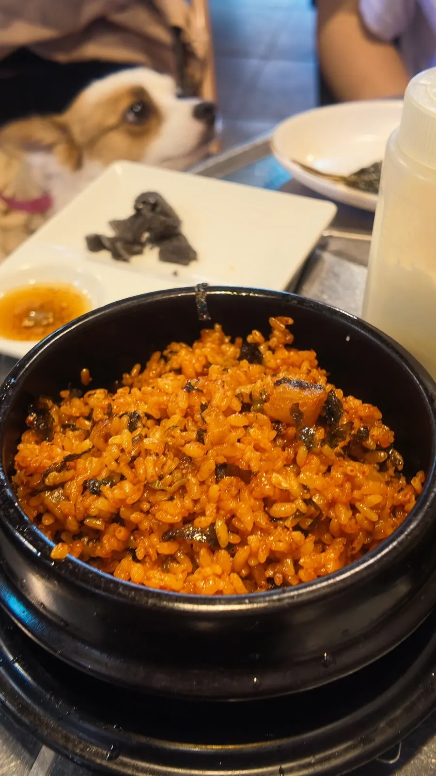 Golden-brown grilled daechang