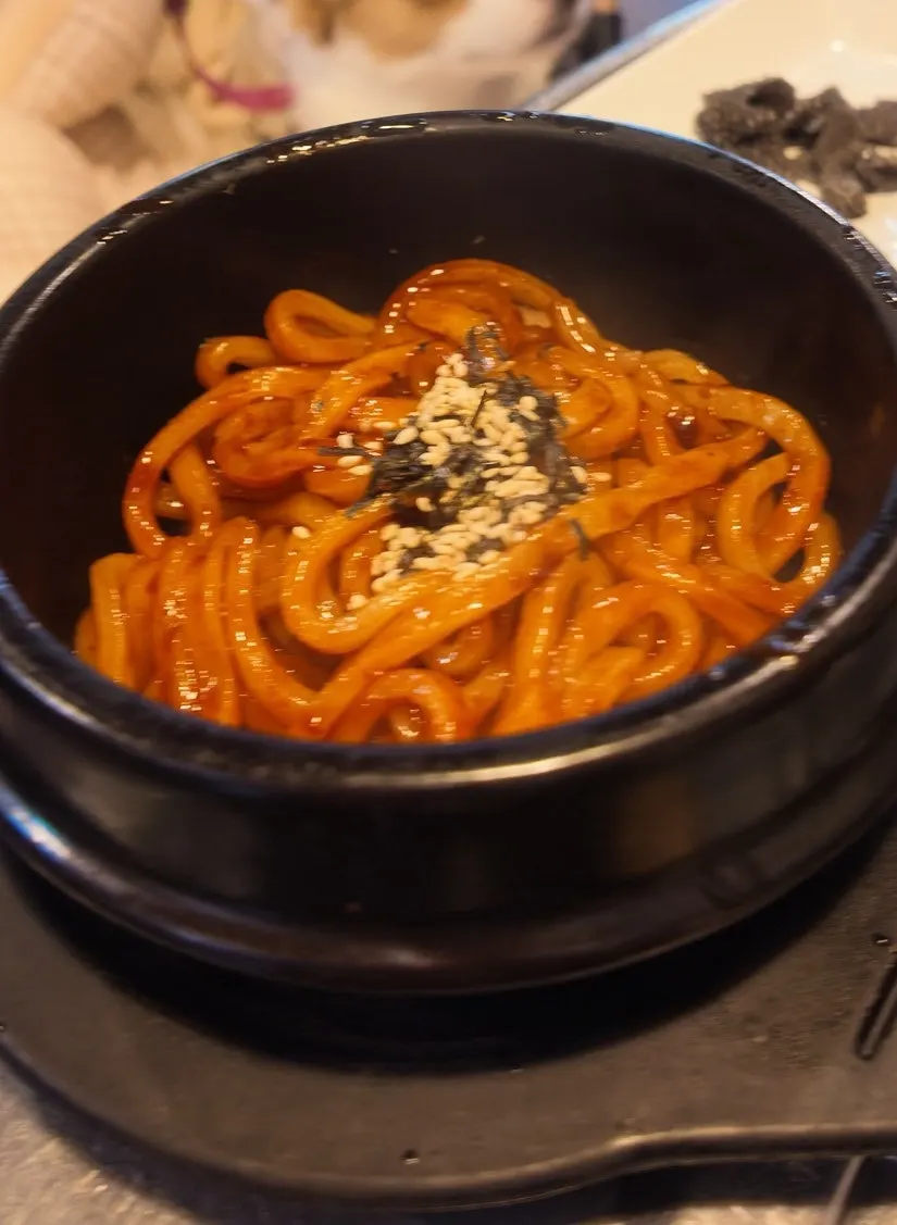 Spicy Buldak Ttongttongmyeon