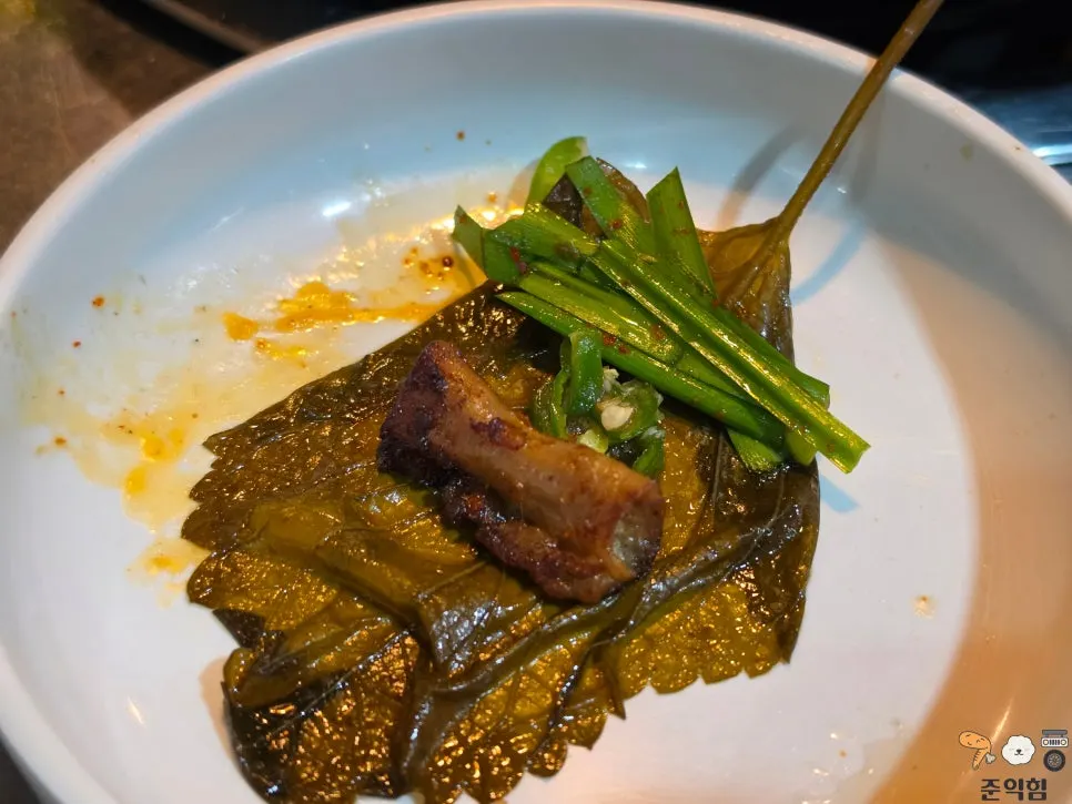 Korean beef gopchang full of fat