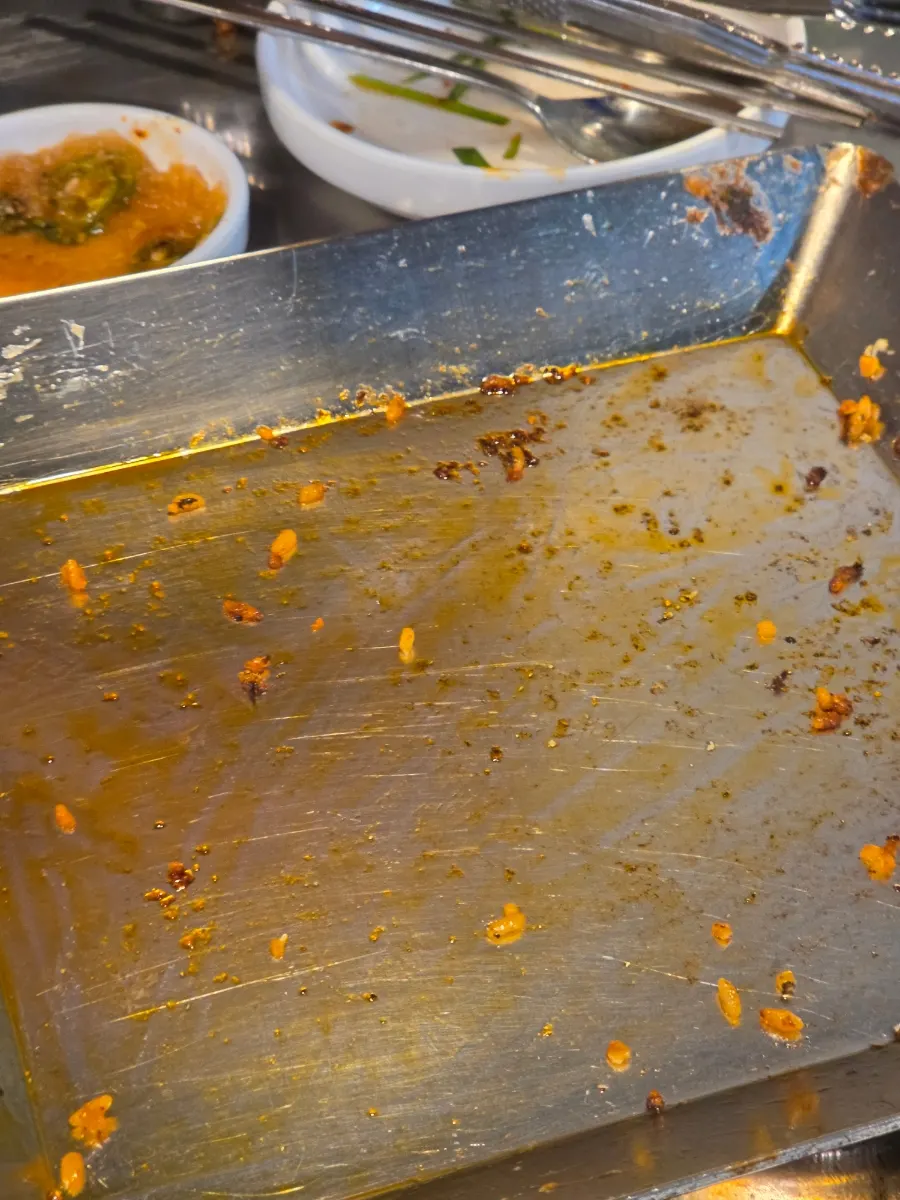 Fried rice finished with a crispy scorched-rice crust