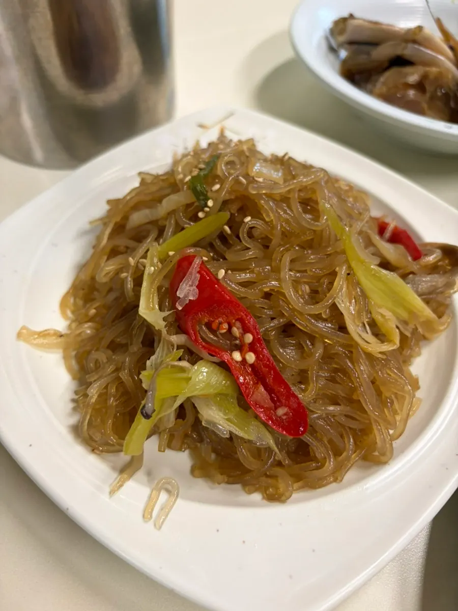 甜味醬料的雜菜