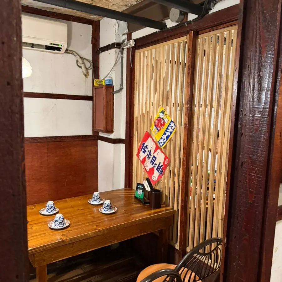 Gyeongseong Sanghoe interior with tables and private rooms