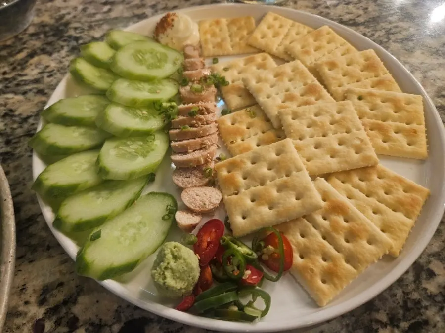 히쿠 명란구이&비스켓 한 접시