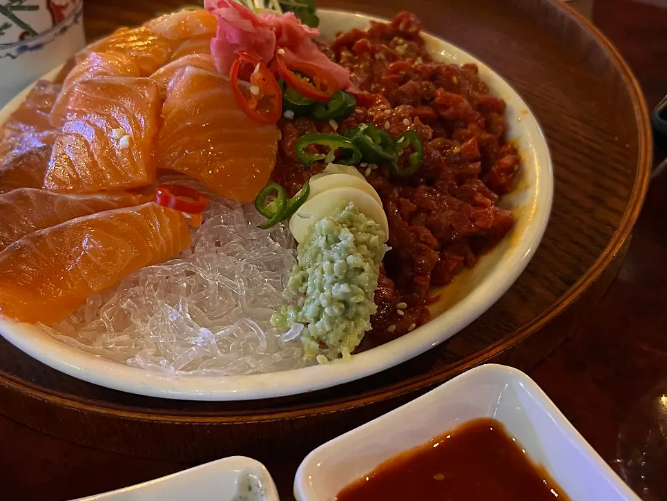 김에 싸 먹는 육회