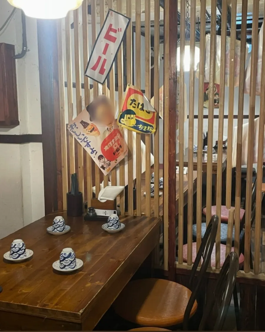 Seating and interior view of Gyeongseong Sanghoe