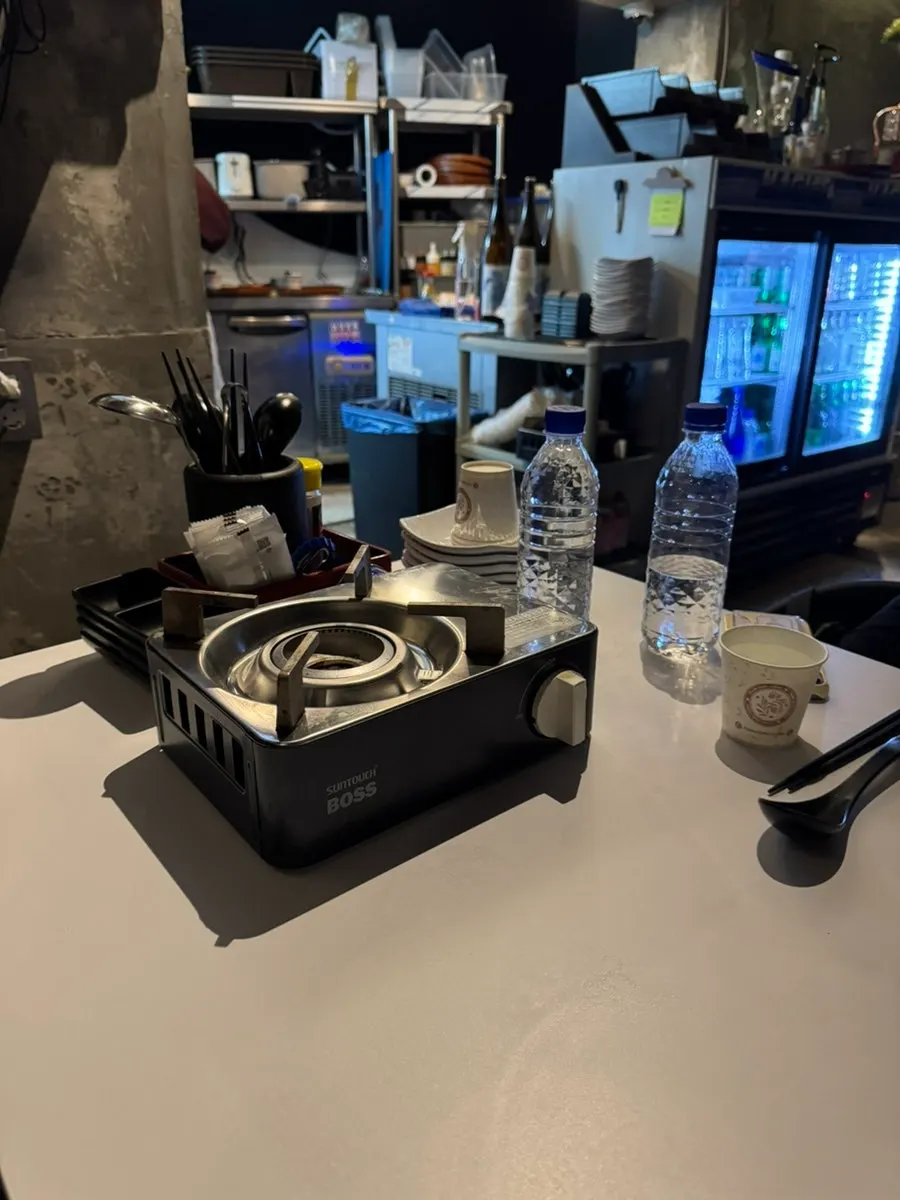 Table setting at Susan Sadang Main Branch
