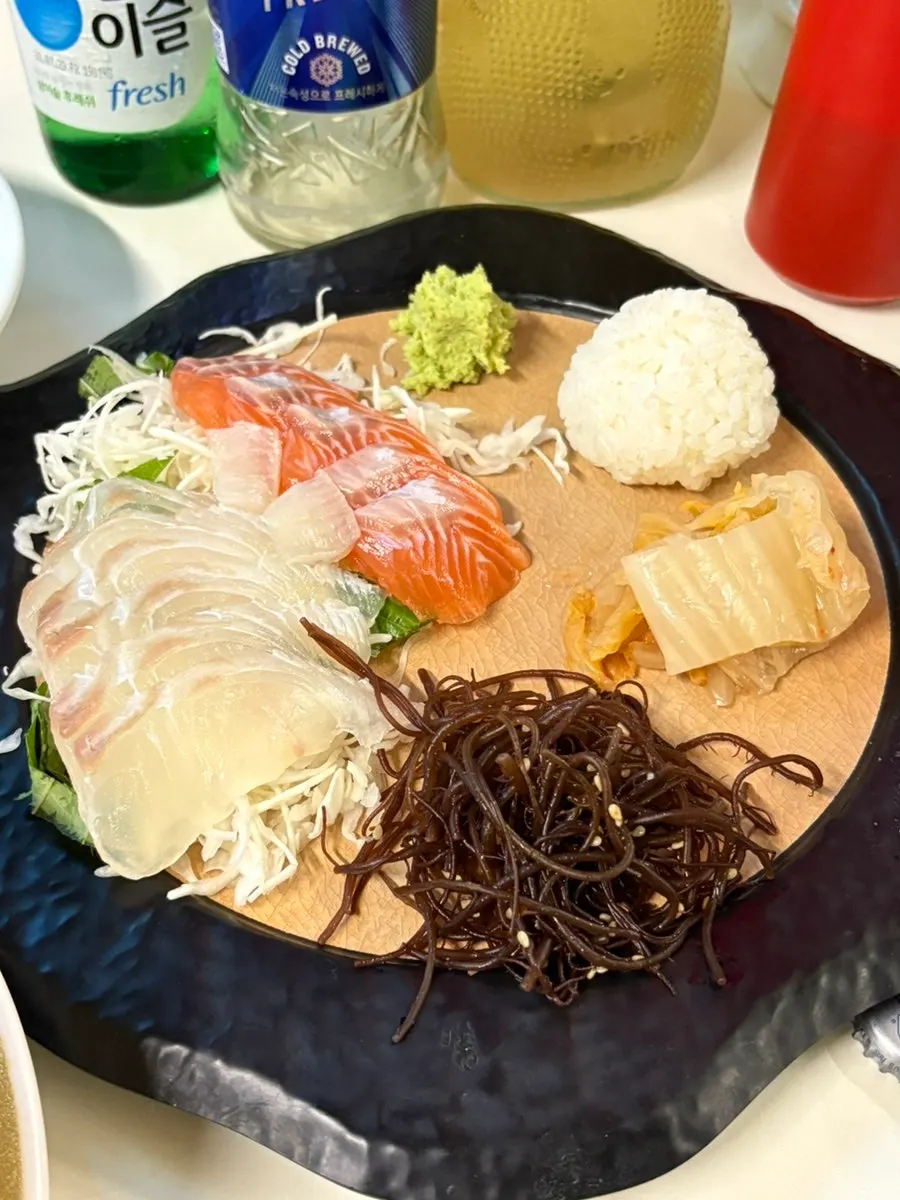 Jindallae Silbi course dishes and drinks near Sadang Station