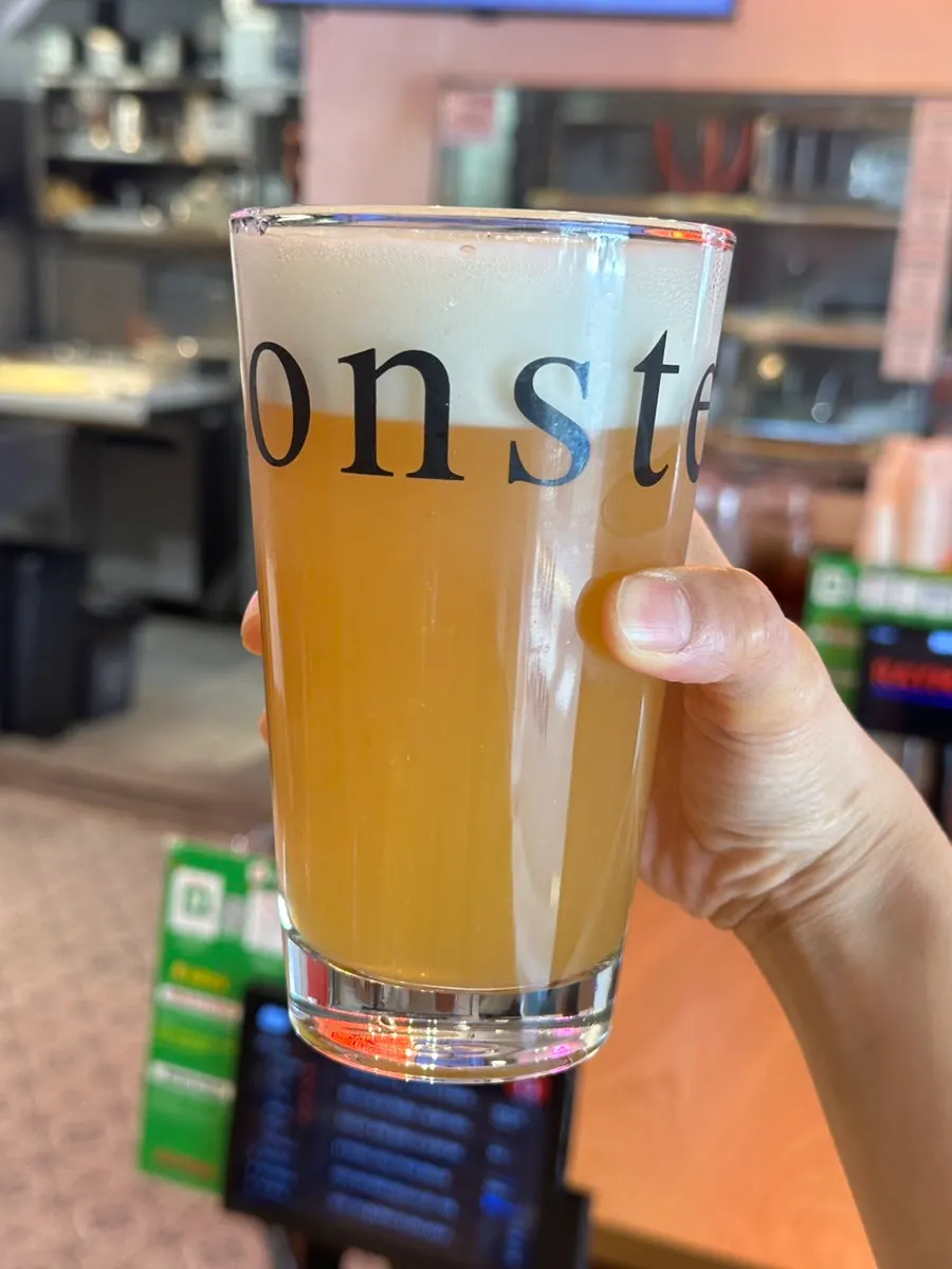 IPA beer ordered with pizza