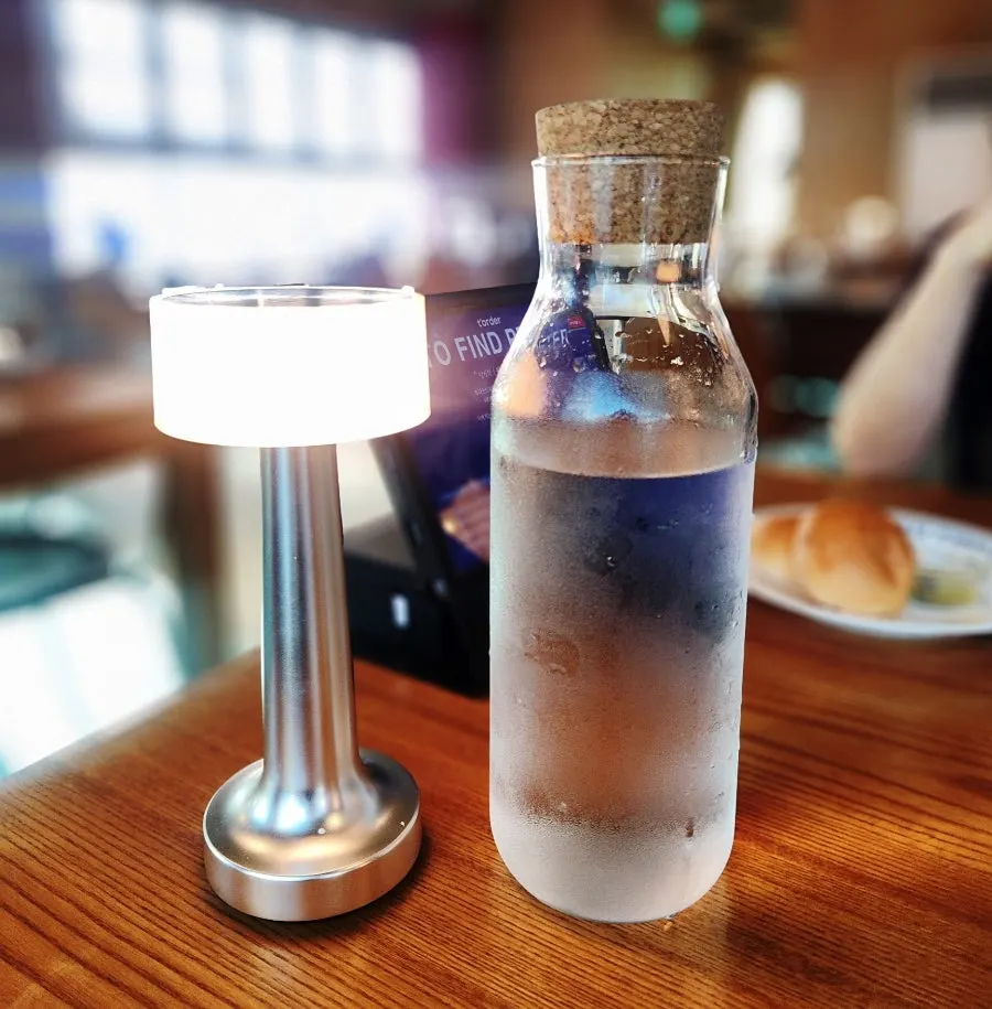 Mood lamp on the table