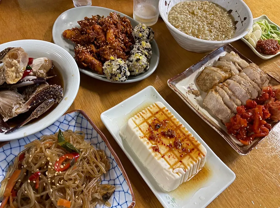 First Samchon Kase table spread