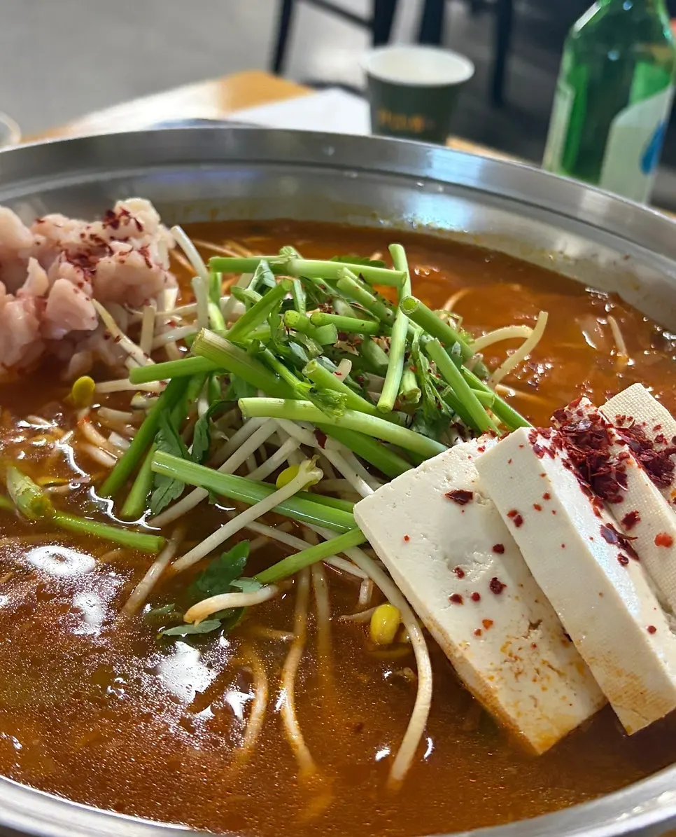Spicy fish stew with a hearty broth