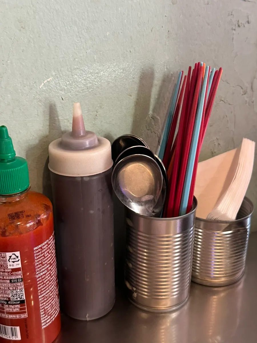 Vietnamese local-style tableware and chopsticks