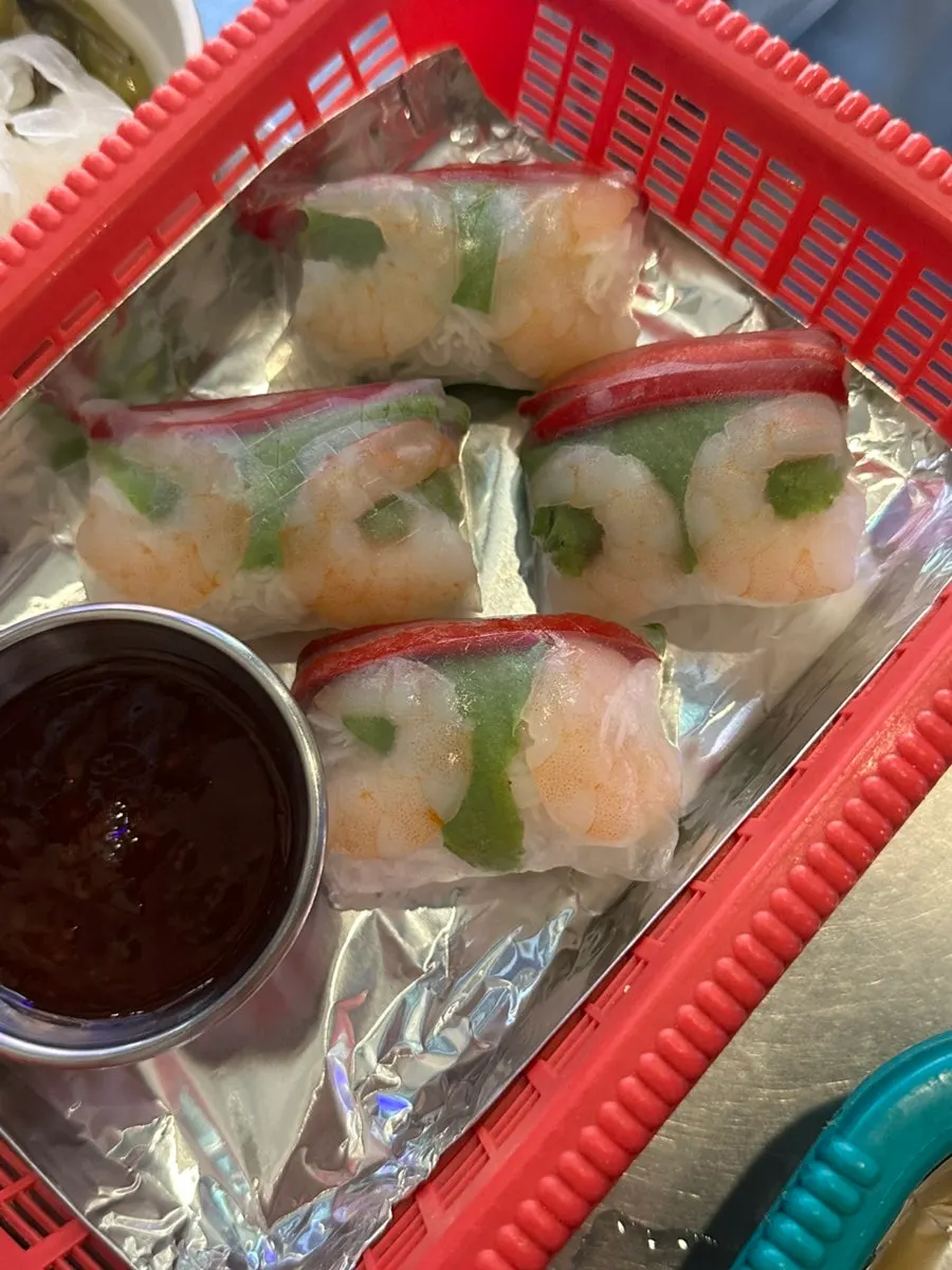 Chả giò ordered with Vietnamese food