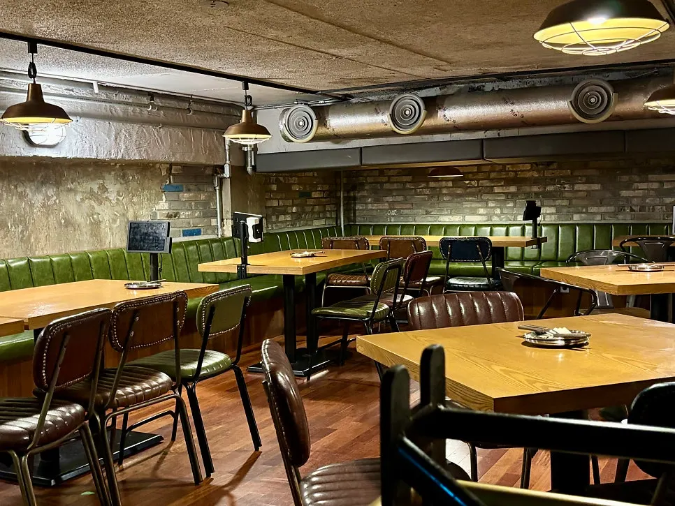 Weizenhaus 2nd-floor space with lots of seating