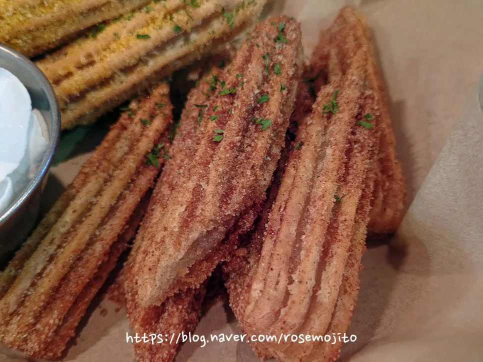Close-up of churros