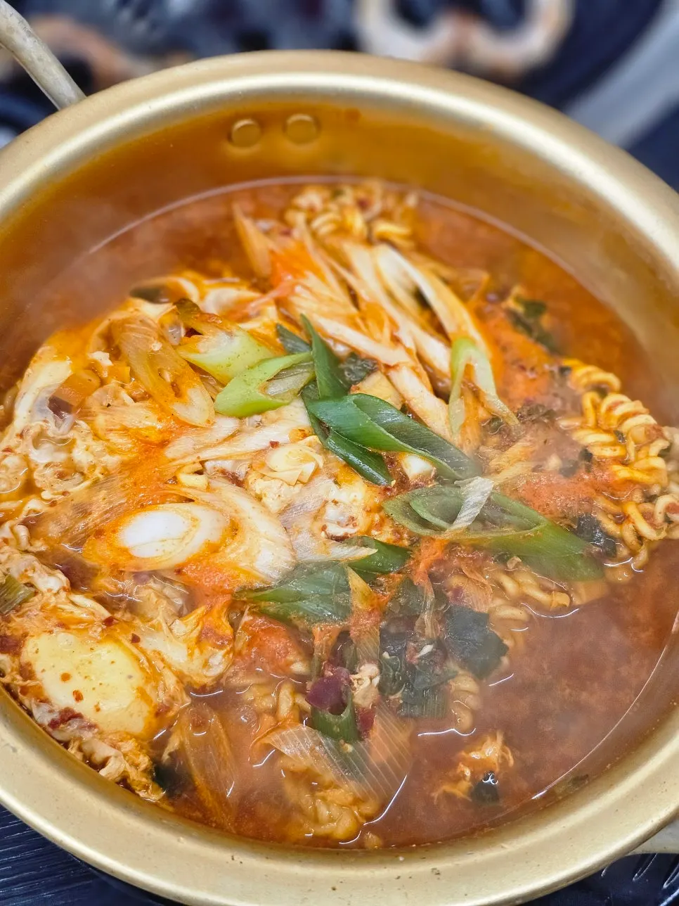 Spicy ramen after the eel meal