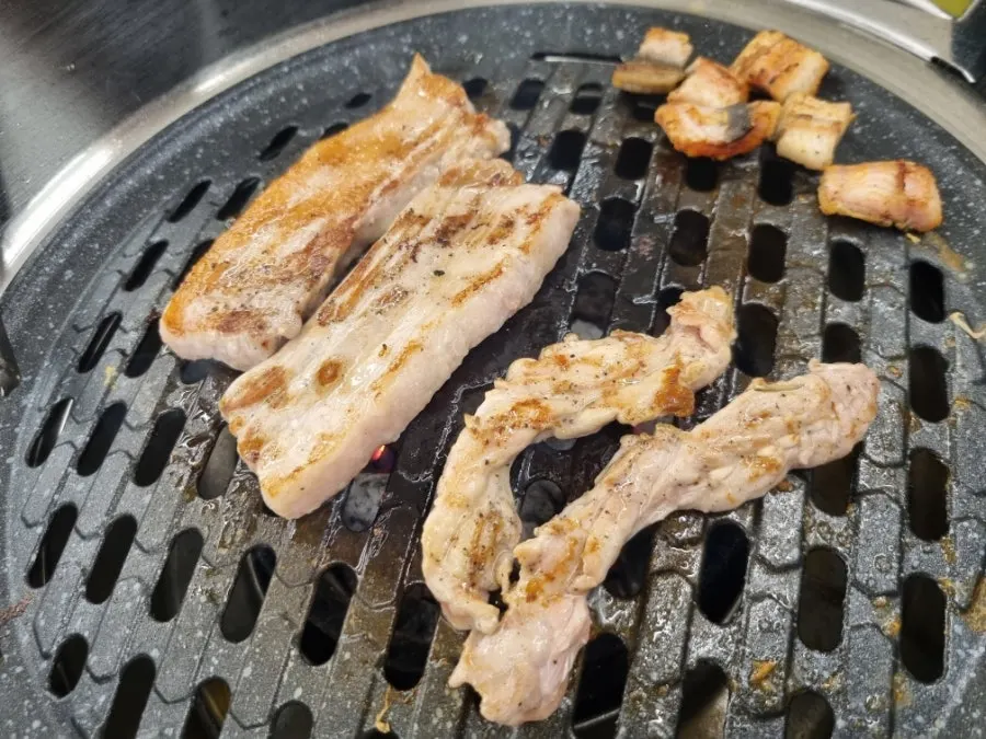 쫄깃한 오리목살 구이