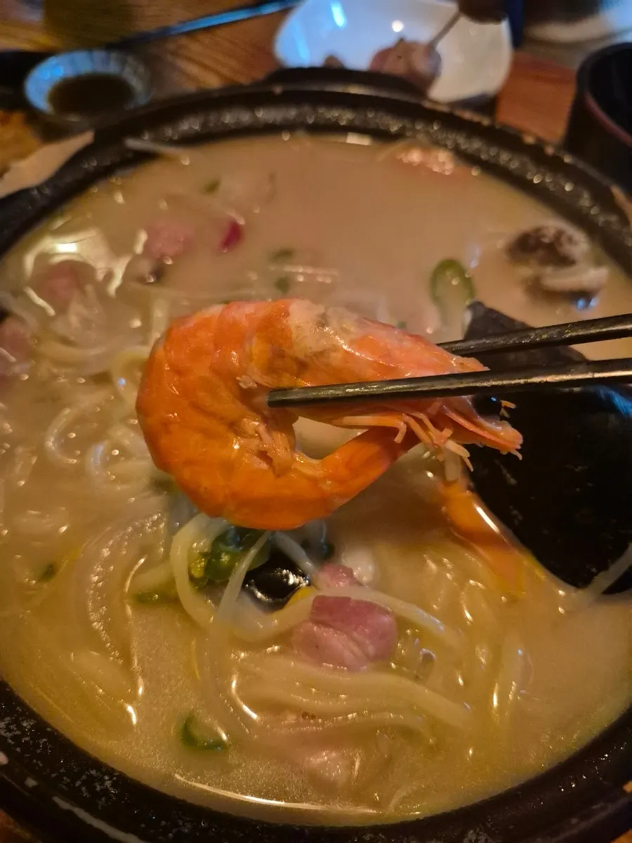 통통한 면발의 나가사키짬뽕