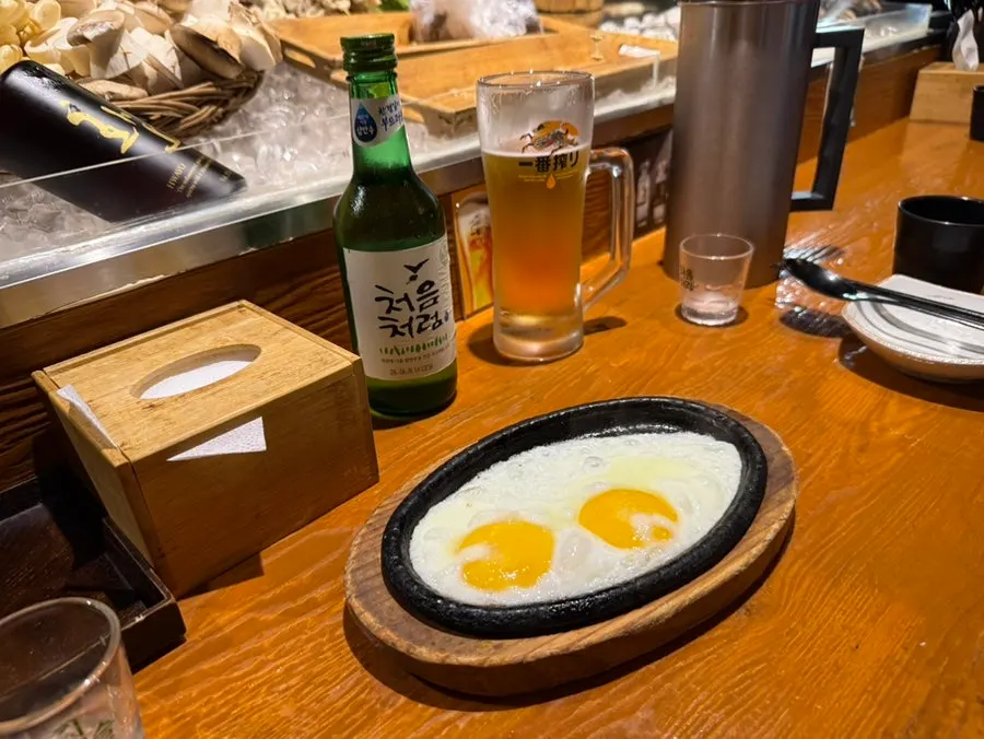 기린 생맥주와 기본안주