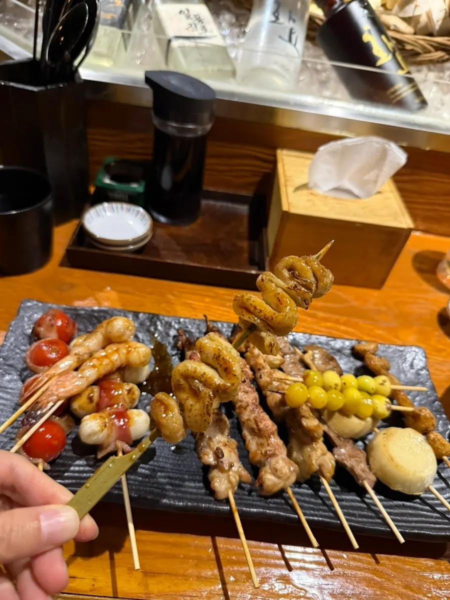 모듬꼬치 구성